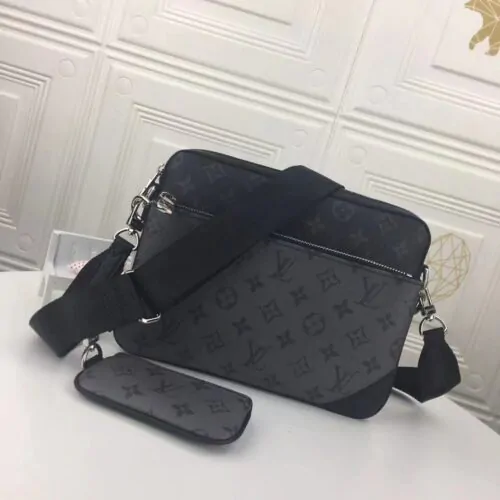 Louis Vuitton Trio Messenger Bag Black/Gray