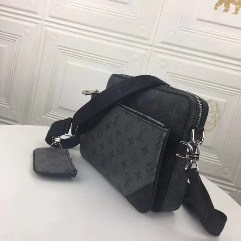 Louis Vuitton Trio Messenger Bag Black/Gray - Image 3