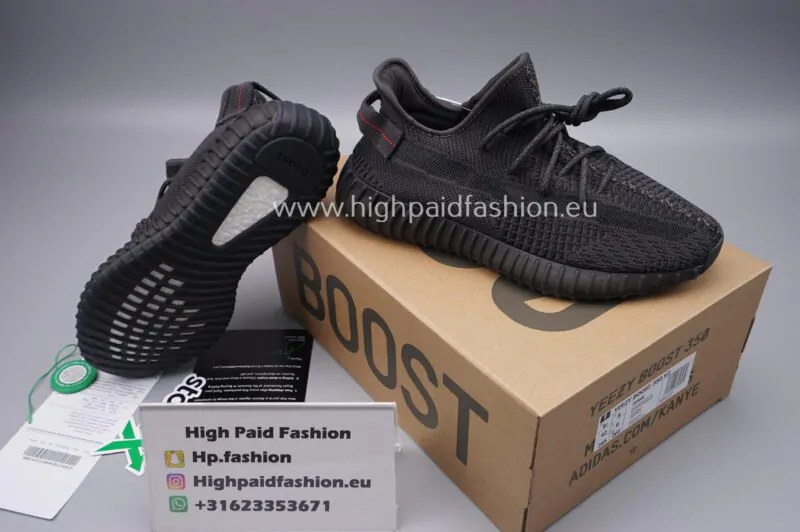 Yeezy Boost 350 V2 Black (Non-Reflective) - Image 3