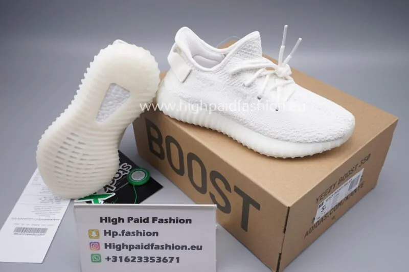 Yeezy Boost 350 V2 Cream/Triple White - Image 3