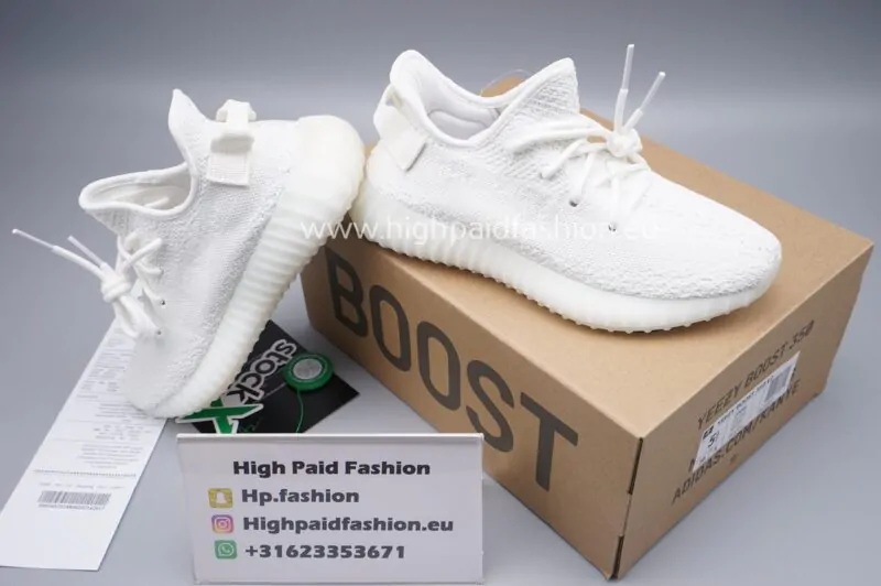 Yeezy Boost 350 V2 Cream/Triple White - Image 2