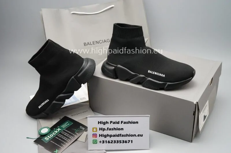 Balenciaga Speed Trainers Black - Image 2