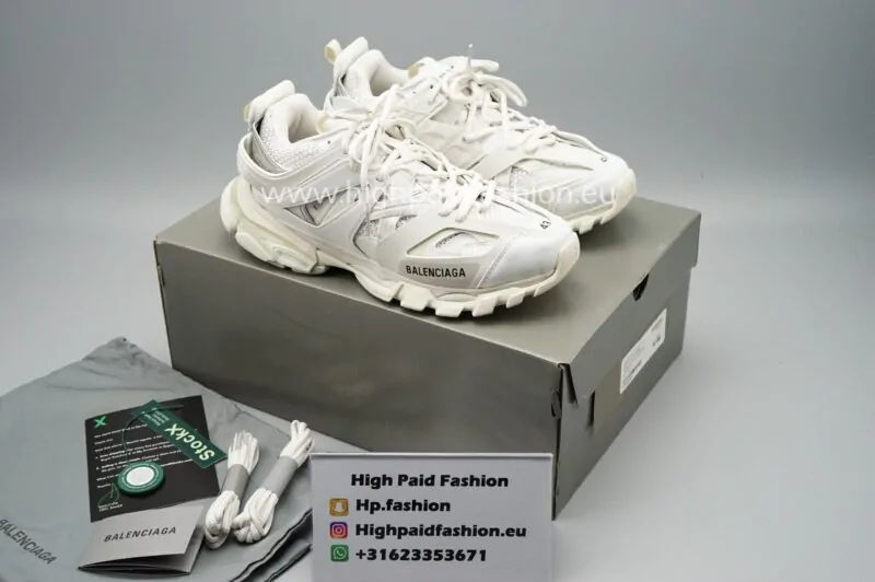 Balenciaga Track Runners White