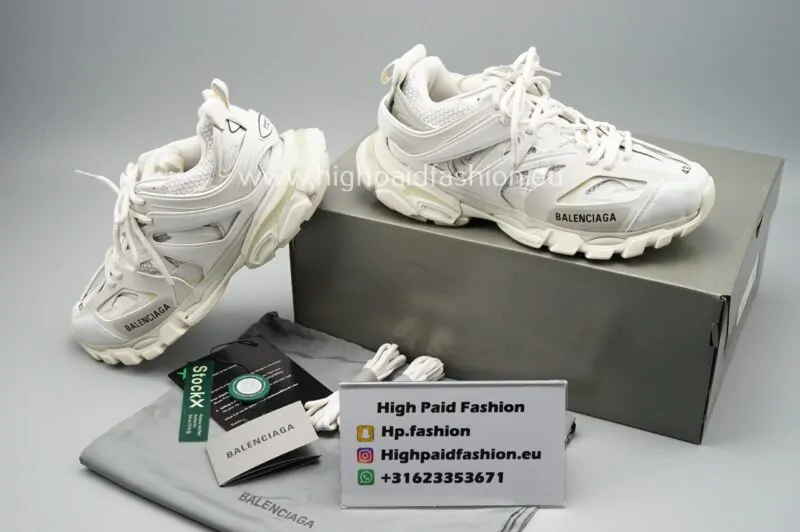 Balenciaga Track Runners White - Image 2