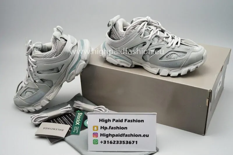 Balenciaga Track Runners Grey - Image 2