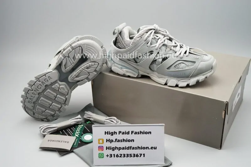 Balenciaga Track Runners Grey - Image 3