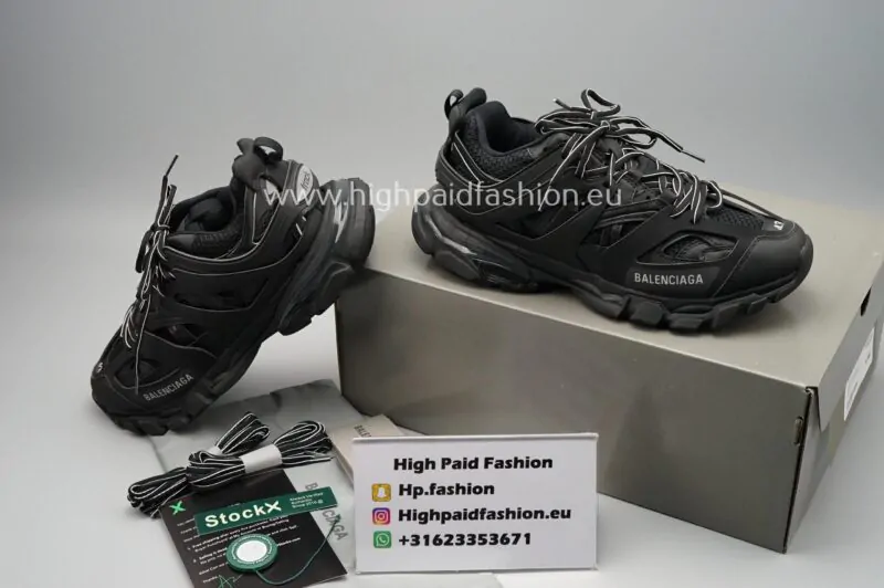 Balenciaga Track Runners Black - Image 2