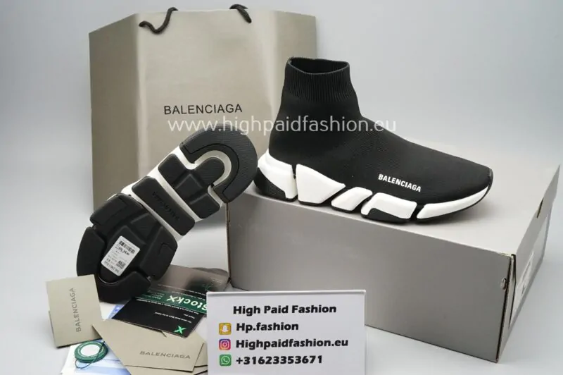 Balenciaga Speed Trainers White 2.0 - Image 3