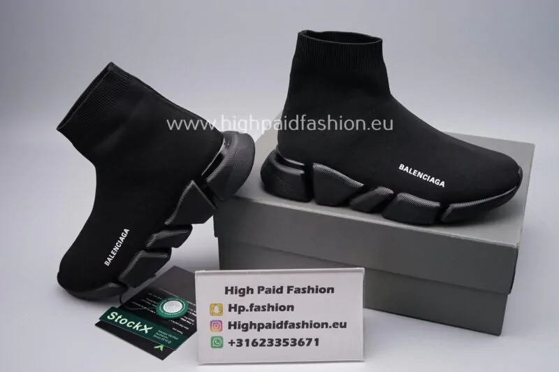 Balenciaga Speed Trainers Black 2.0 - Image 2