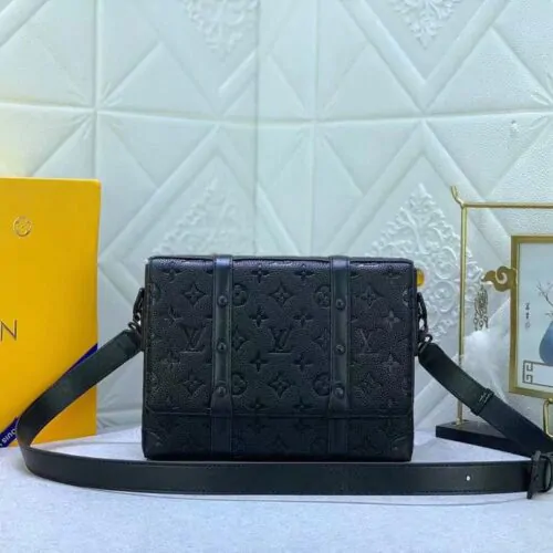 Louis Vuitton Trunk Messenger Bag Black