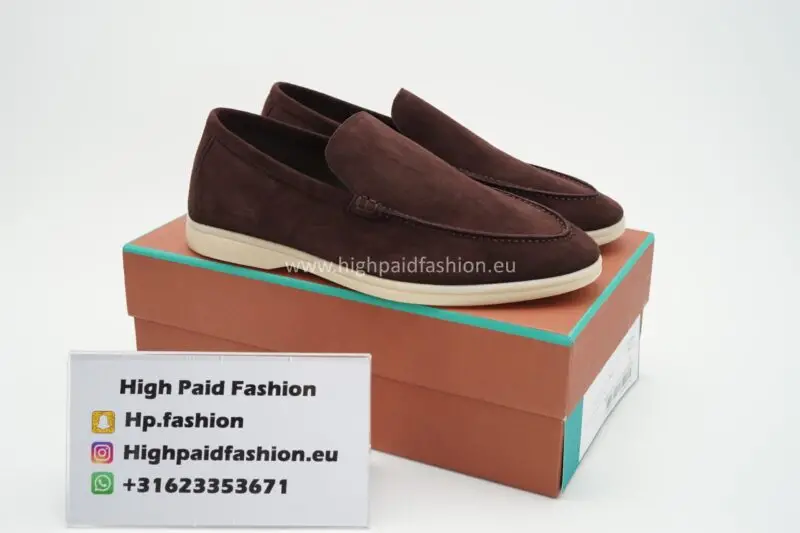 Loro Piana Summer Walk Loafers Coffee