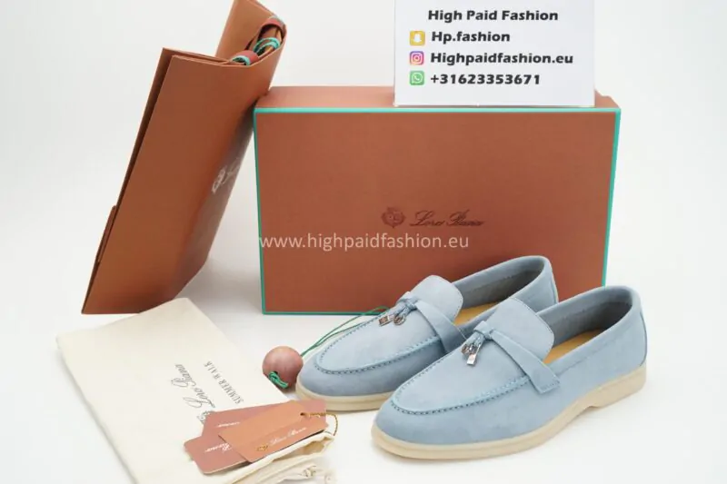 Loro Piana Summer Walk Baby Blauw - Image 2