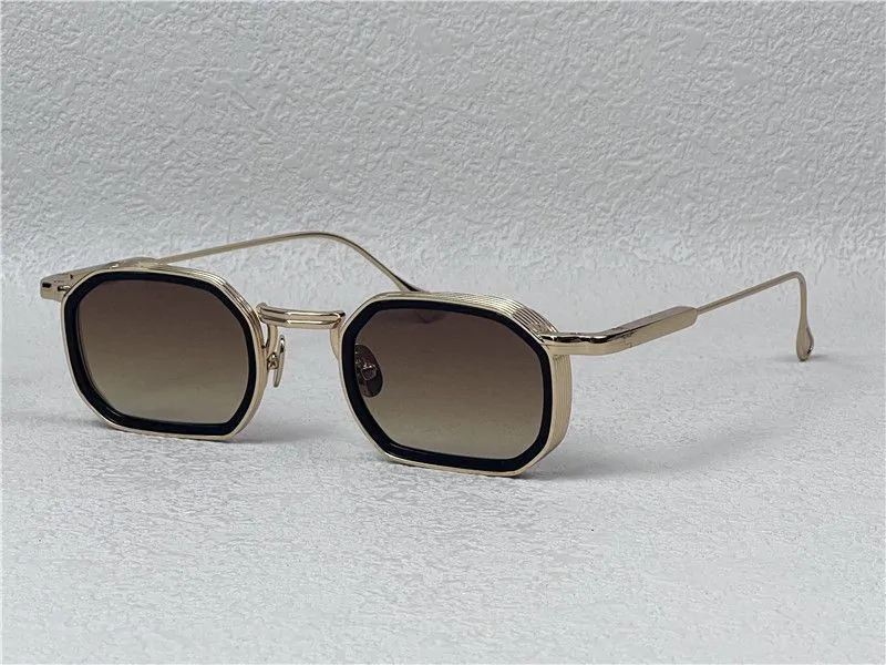 John Dalia Gold Brown Glasses