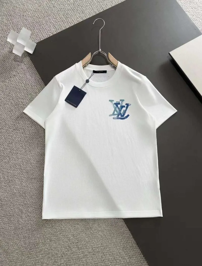 Louis Vuitton Shirt White Paint