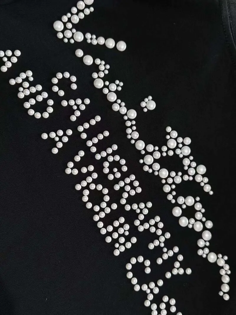 Louis Vuitton Shirt Black Pearls - Image 3