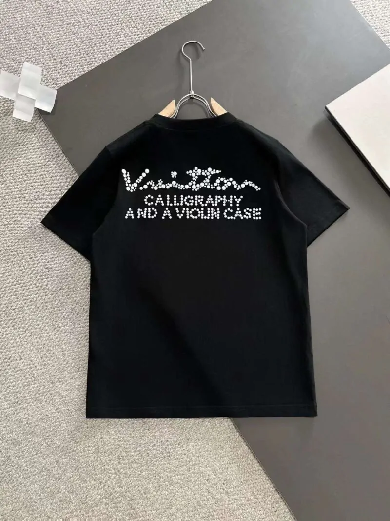 Louis Vuitton Shirt Black Pearls - Image 8