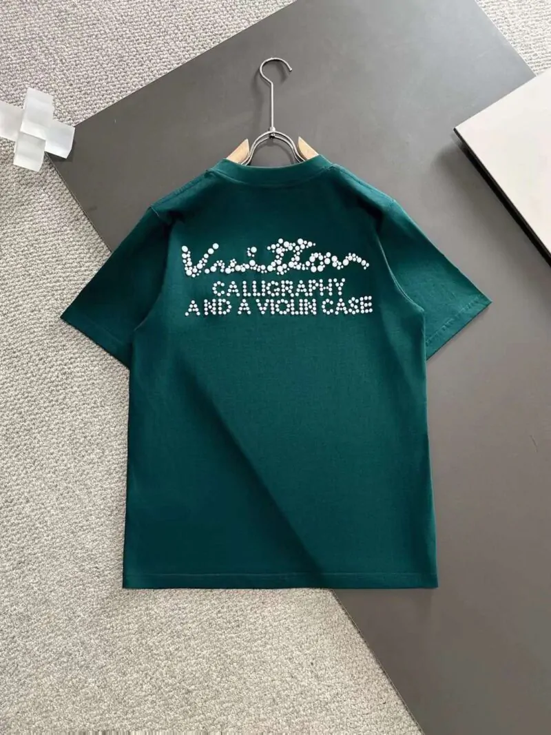 Louis Vuitton Shirt Green Pearls - Image 7