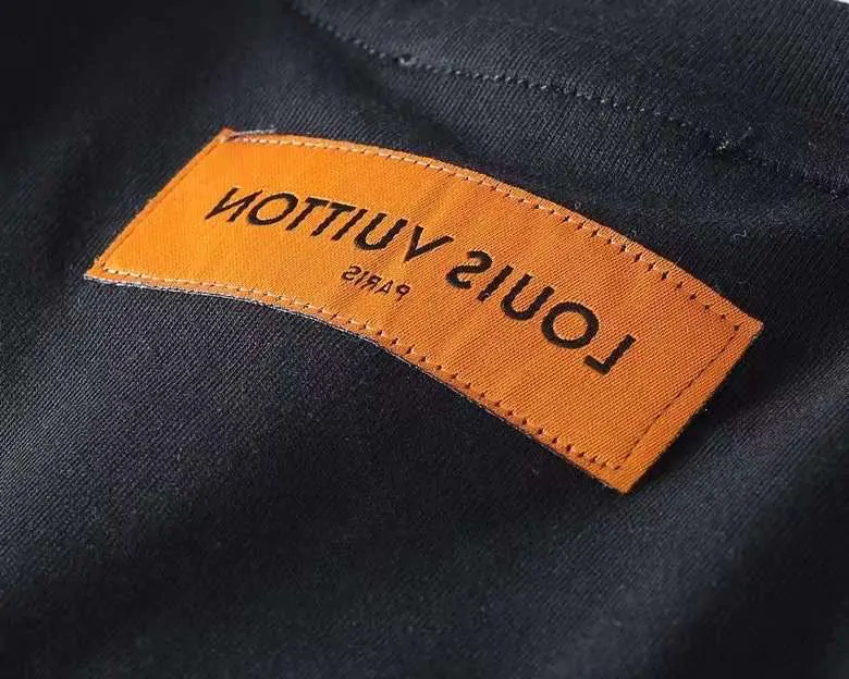 Louis Vuitton Shirt Black With Blue Logo - Image 7