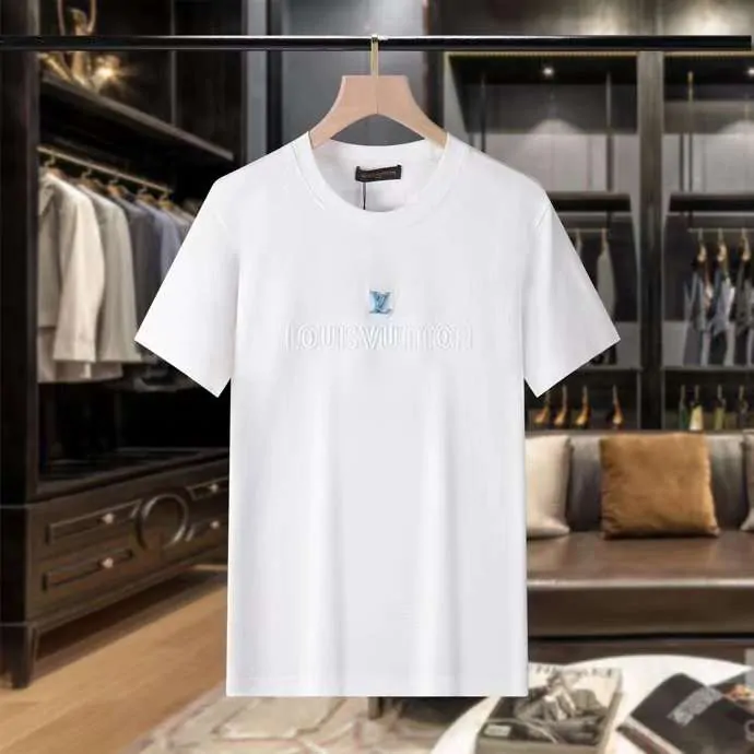 Louis Vuitton Shirt White With Blue Logo