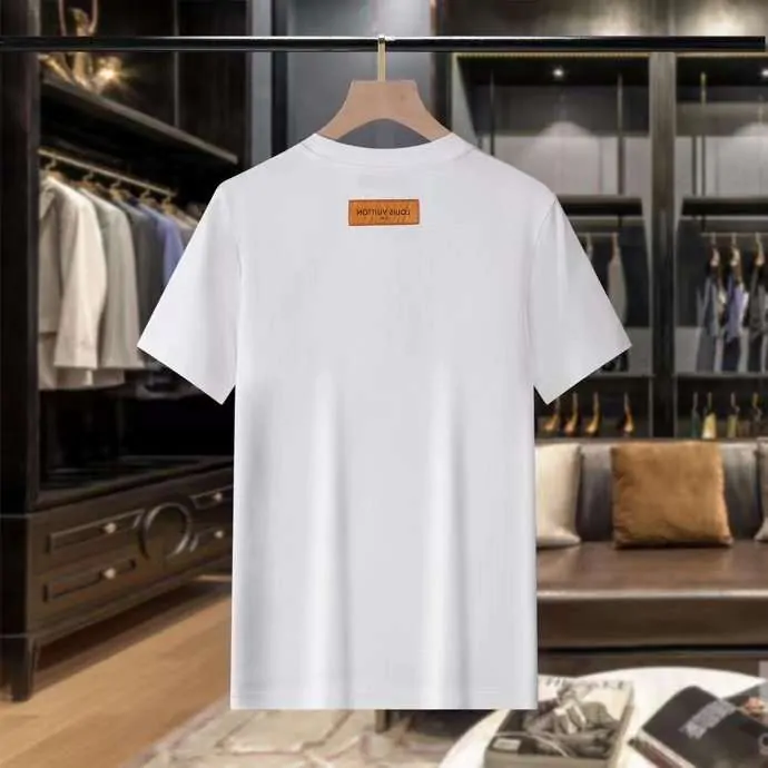 Louis Vuitton Shirt White With Blue Logo - Image 2