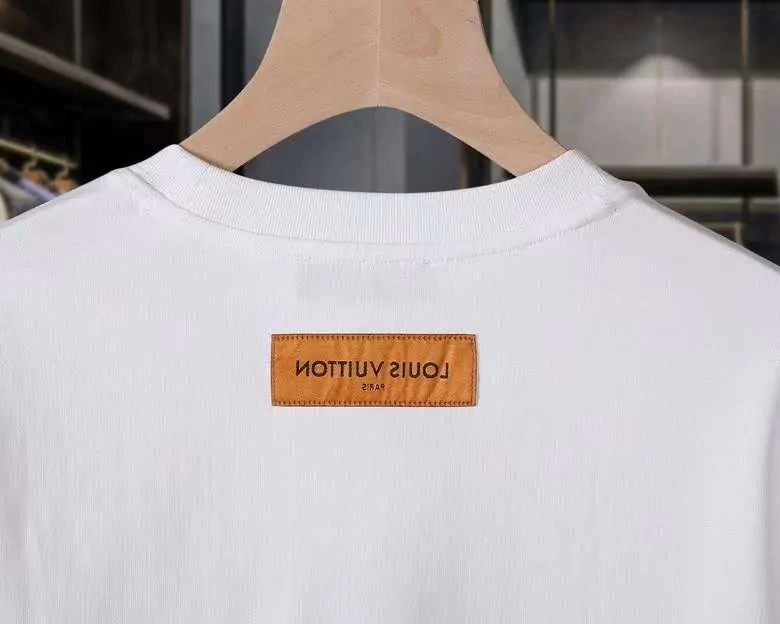 Louis Vuitton Shirt White With Blue Logo - Image 5